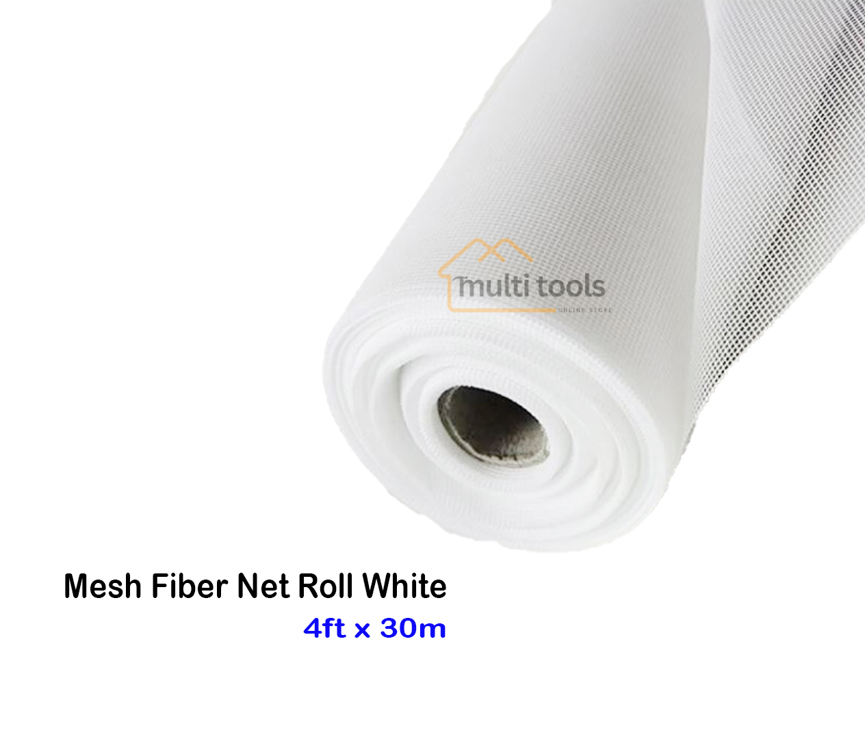 Fiber Net White Roll For Aluminium Window 4ft X 30m